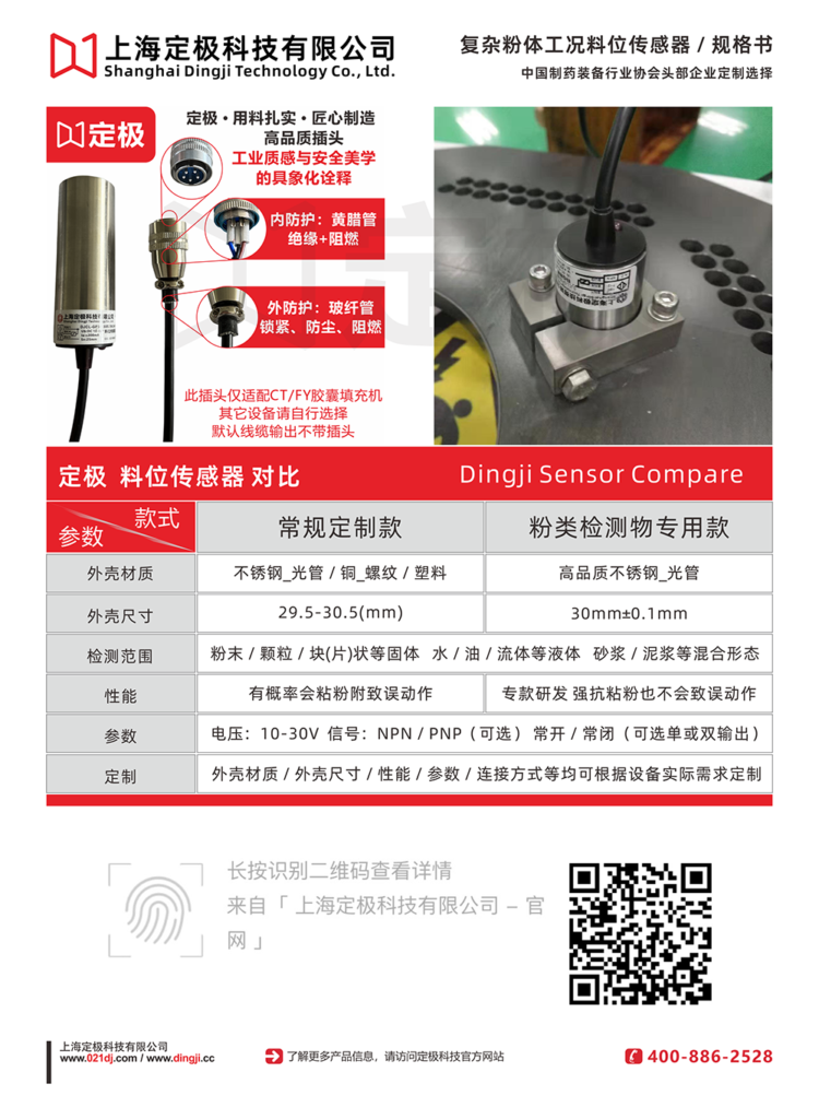 图片[2]-定极DJCL-GP30L80B25N2-W5料位传感器料位检测液位检测接近开关胶囊填充机配件